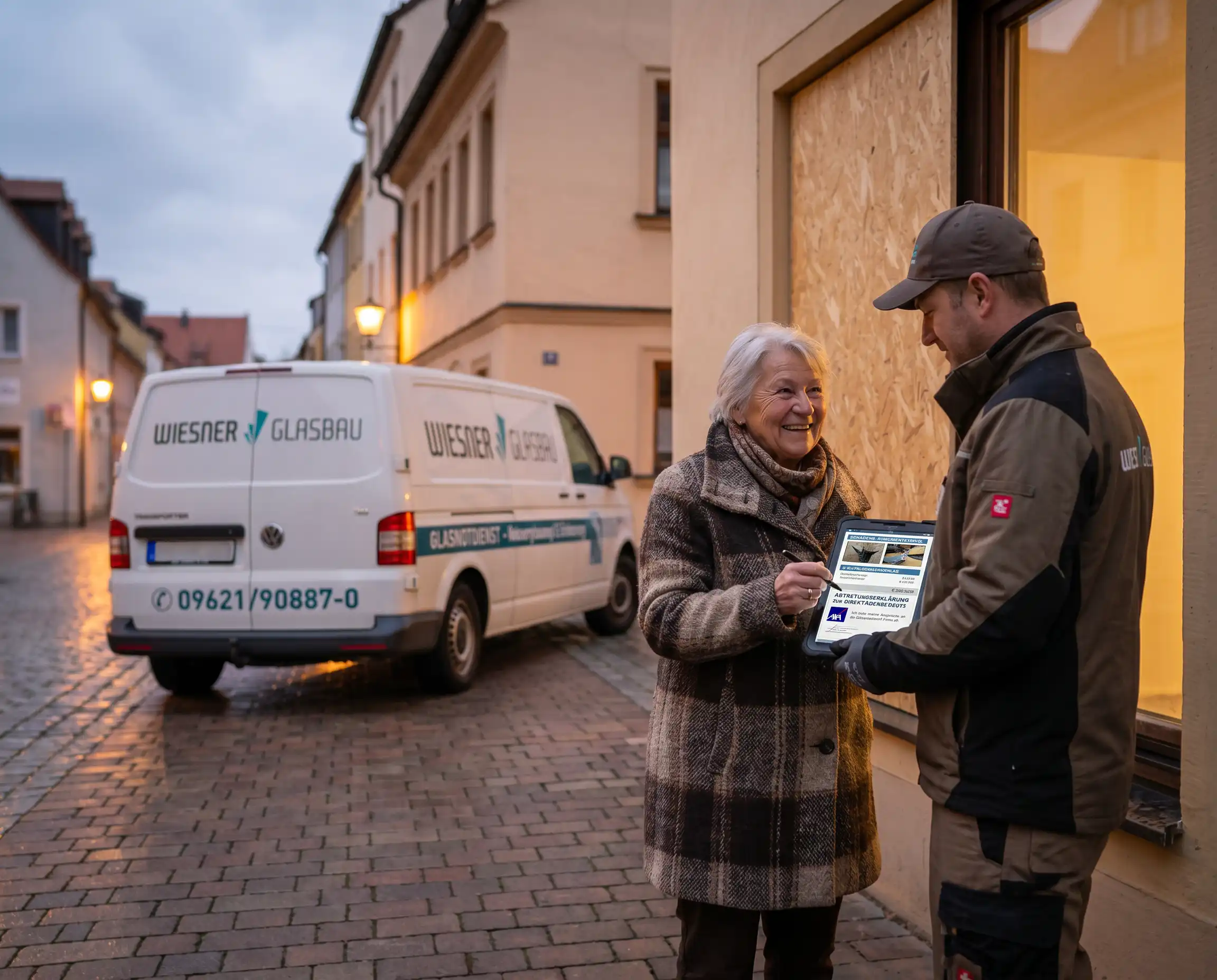 Abrechnung eines Glasschadens direkt mit der Versicherung